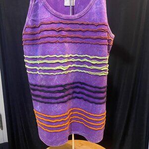 #23--454-ARnK You Beautiful 💙 Ark Bohemian Ribbon Tank